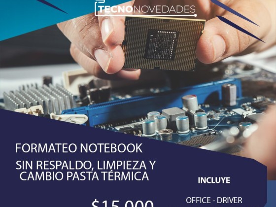 OFERTA FORMATEO + CAMBIO PASTA TÉRMICA